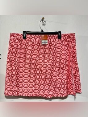Rip Skirt Red Circle Pattern Women’s Wrap Skirt Size XX-Large